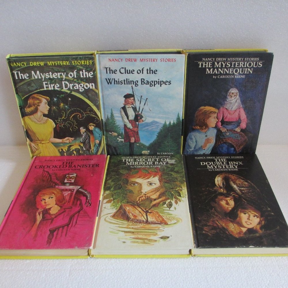 BUNDLE OF 6 VINTAGE NANCY DREW BOOKS